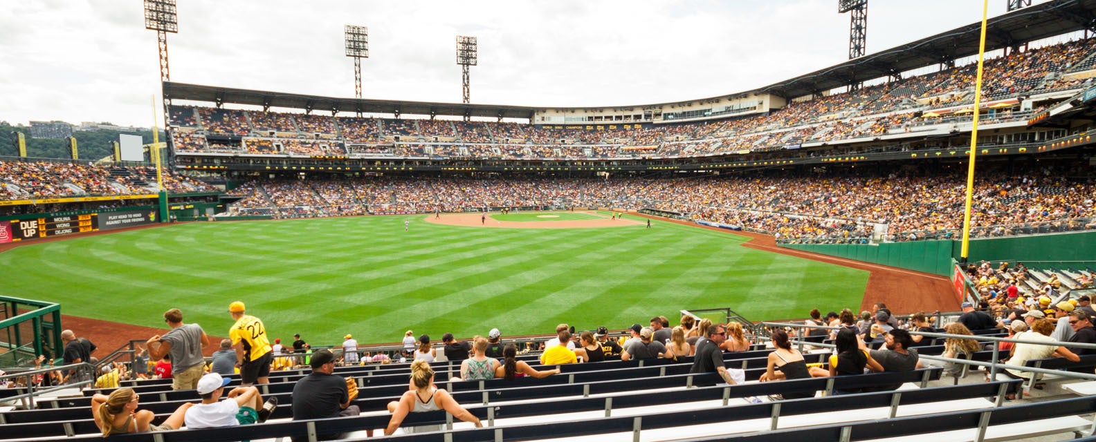Seat view from Upper Bleacher Reserved