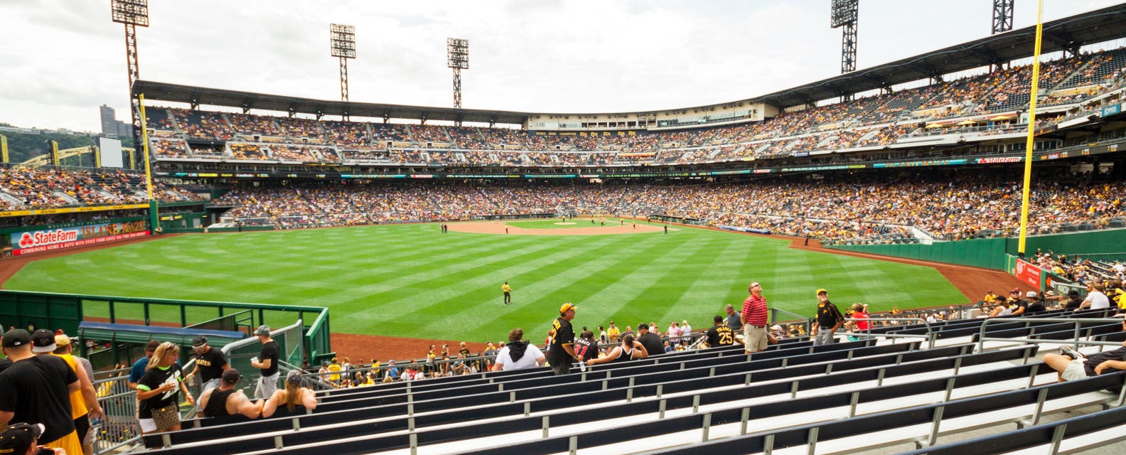 Seat view from Upper Bleacher Reserved