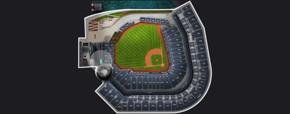 Seat view from Pirates Deck