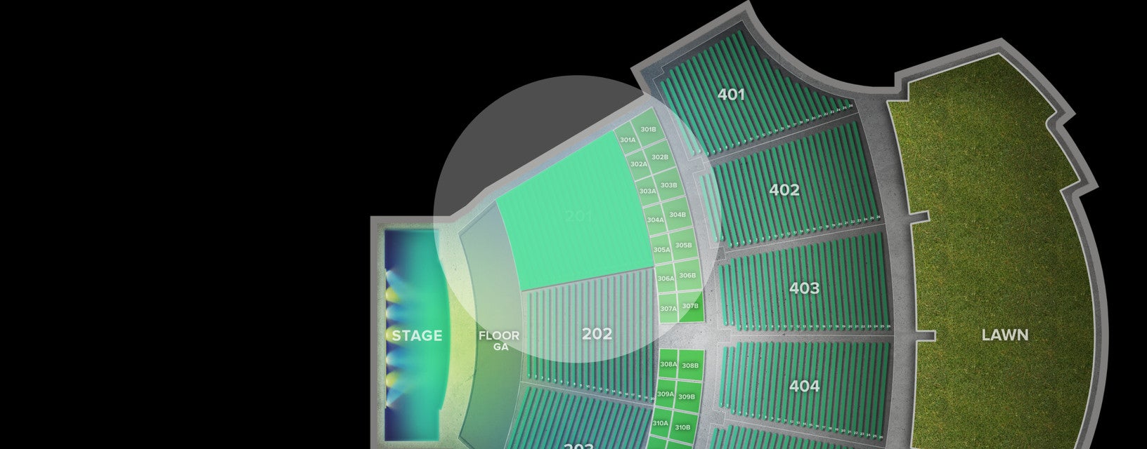 Seat view from Lower