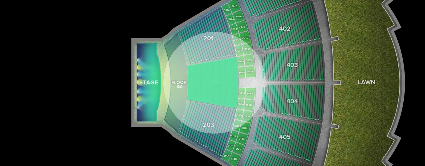 Seat view from Lower