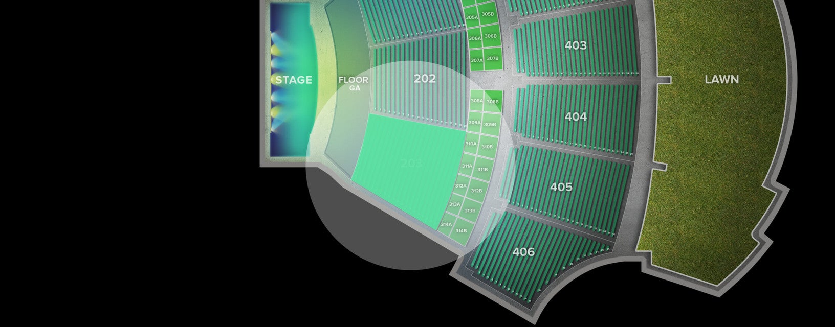 Seat view from Lower