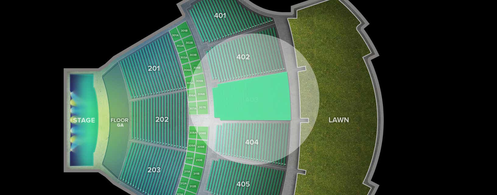 Seat view from Upper