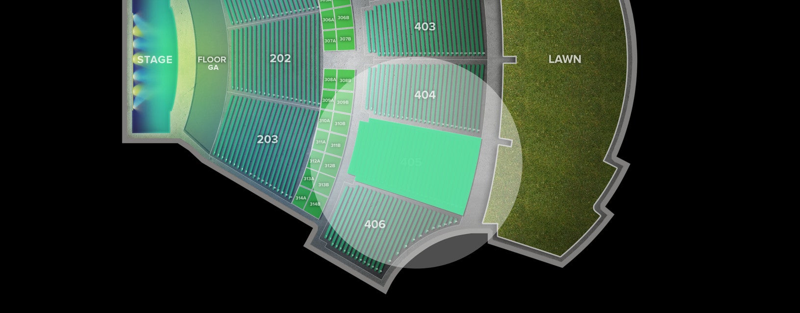 Seat view from Upper