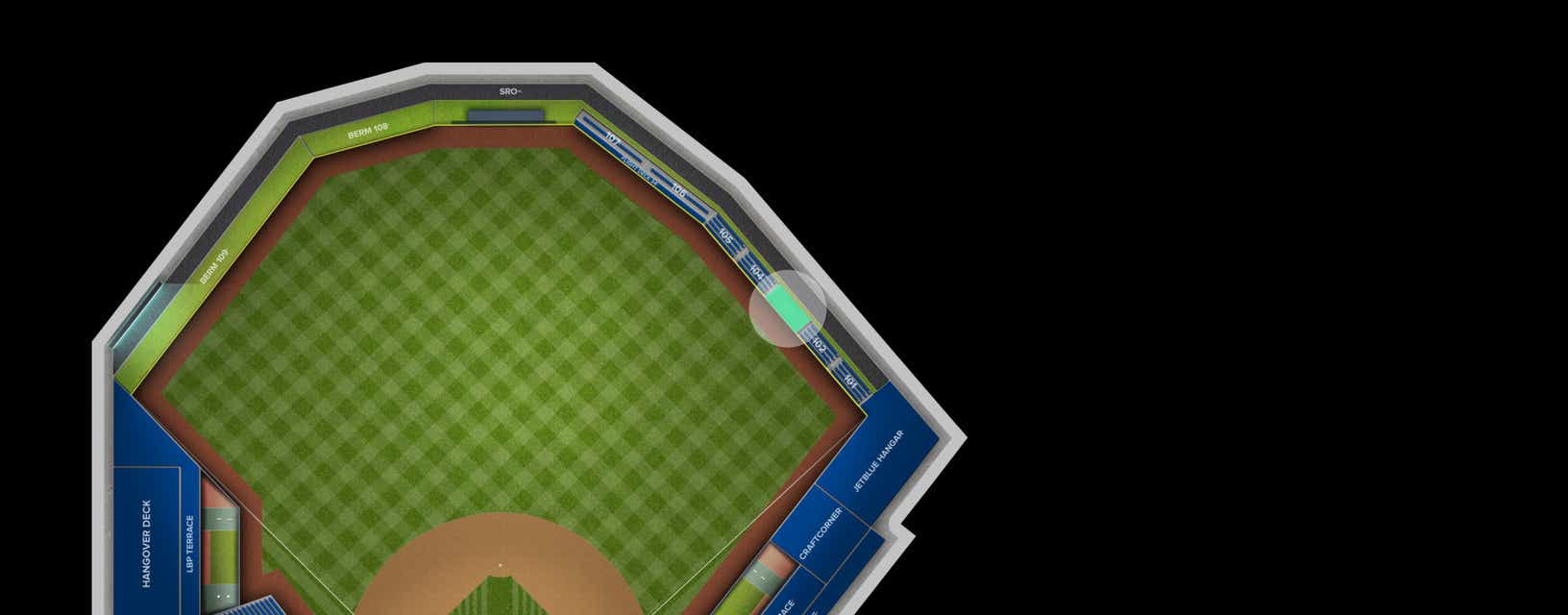 Seat view from Lower