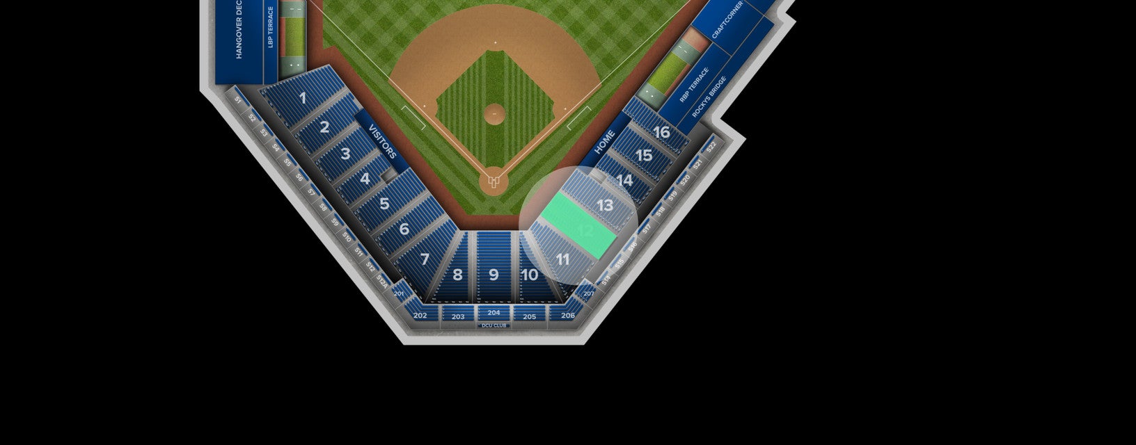 Seat view from Lower