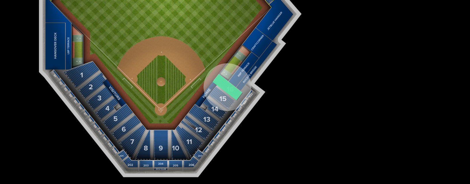 Seat view from Lower