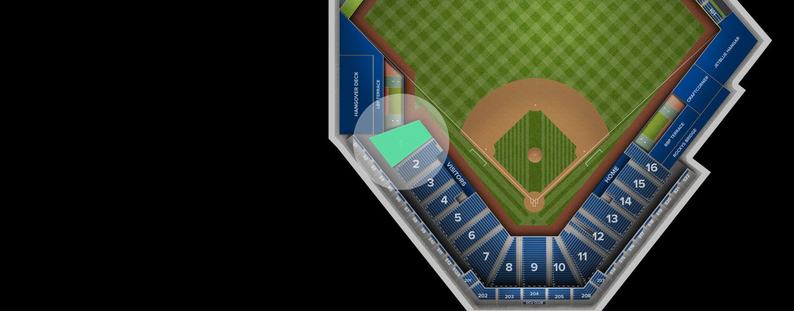 Seat view from Lower