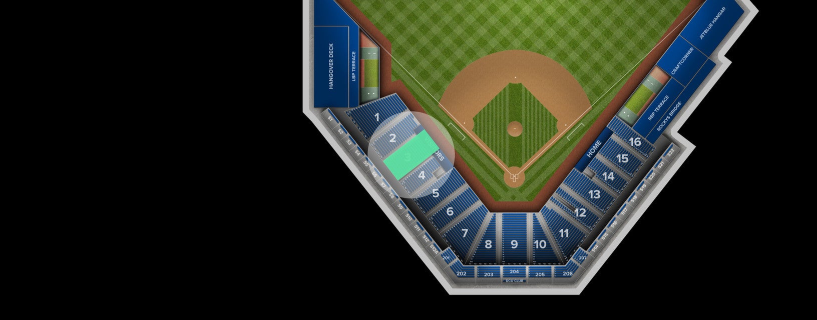 Seat view from Lower