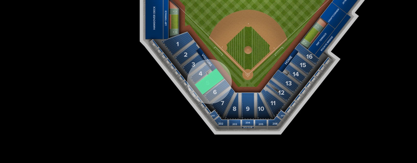 Seat view from Lower