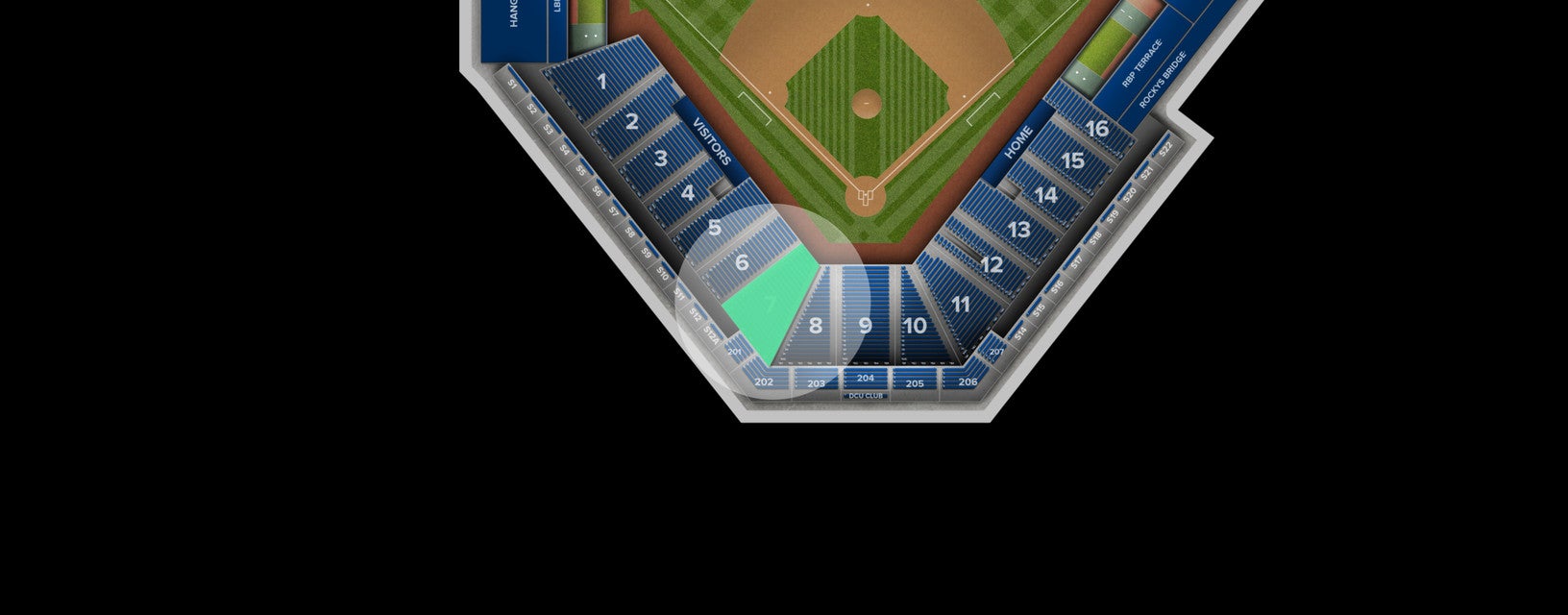 Seat view from Lower
