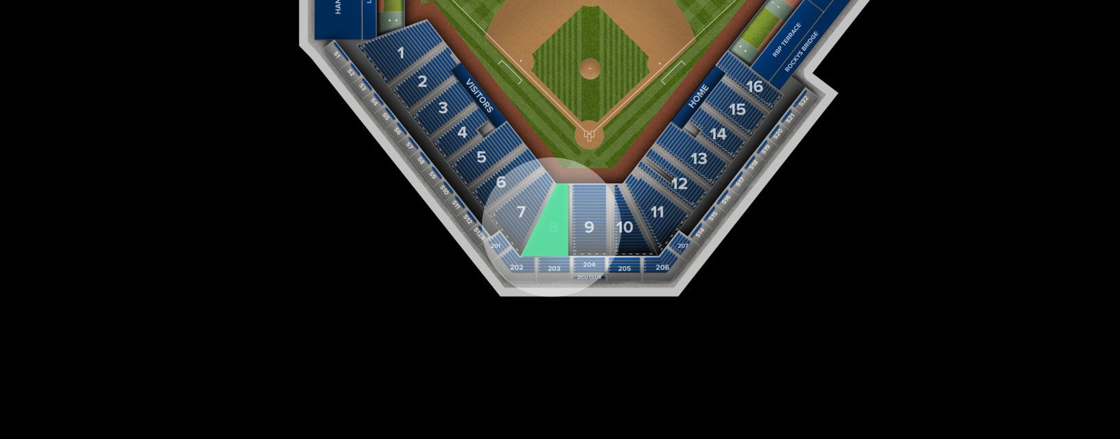 Seat view from Lower