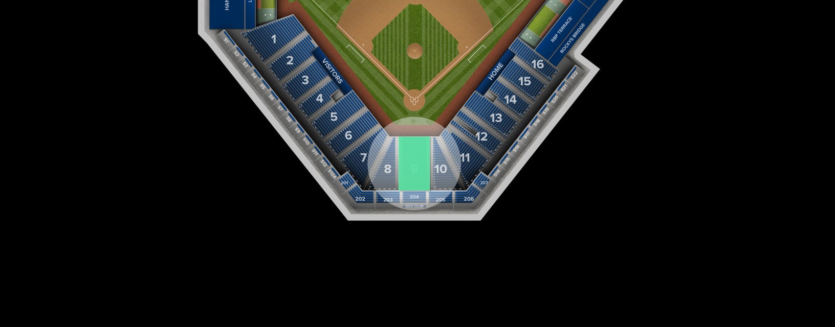 Seat view from Lower