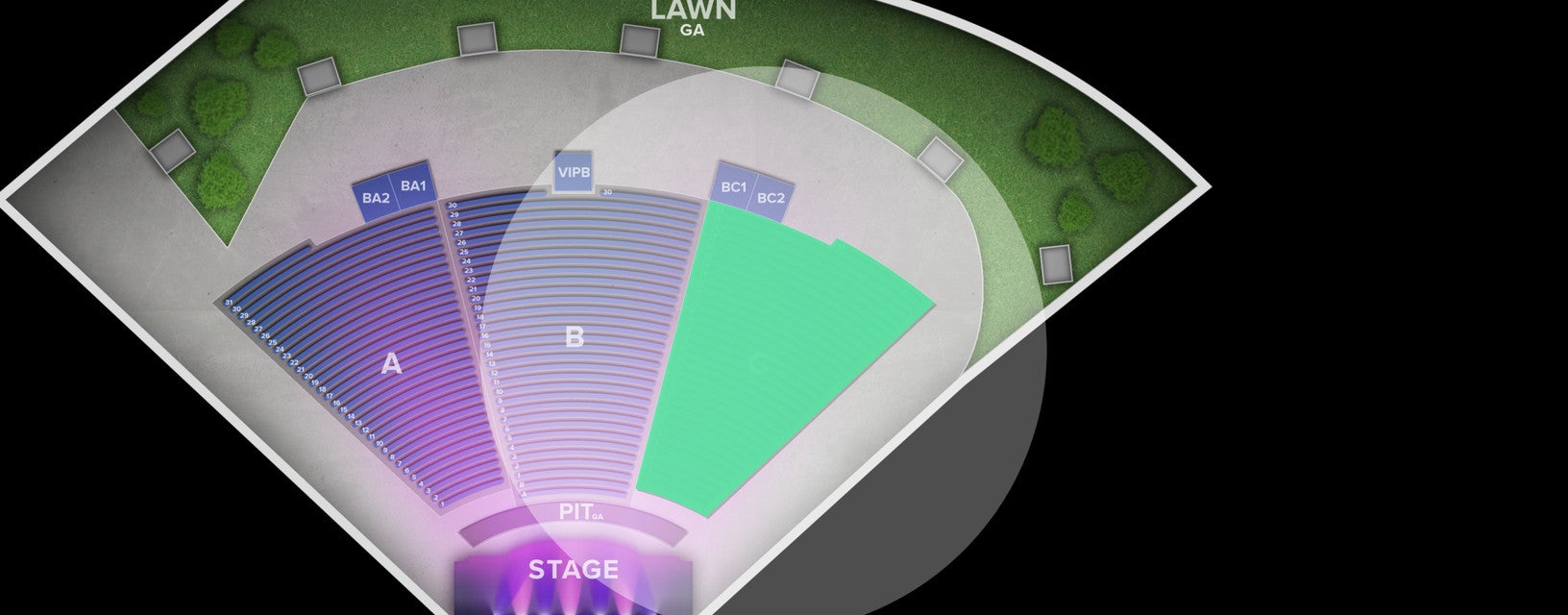Seat view from Lower
