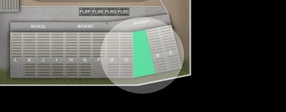 Seat view from Upper