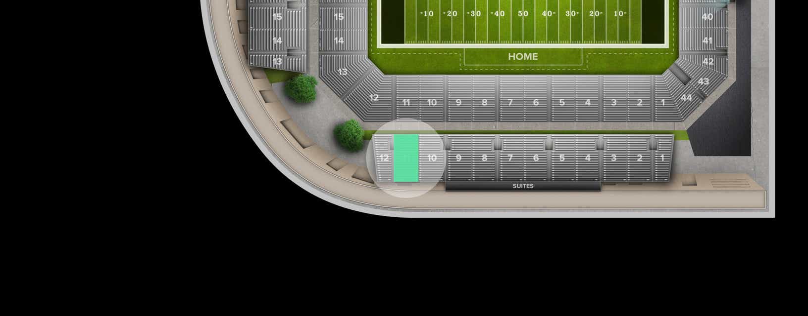 Seat view from Section