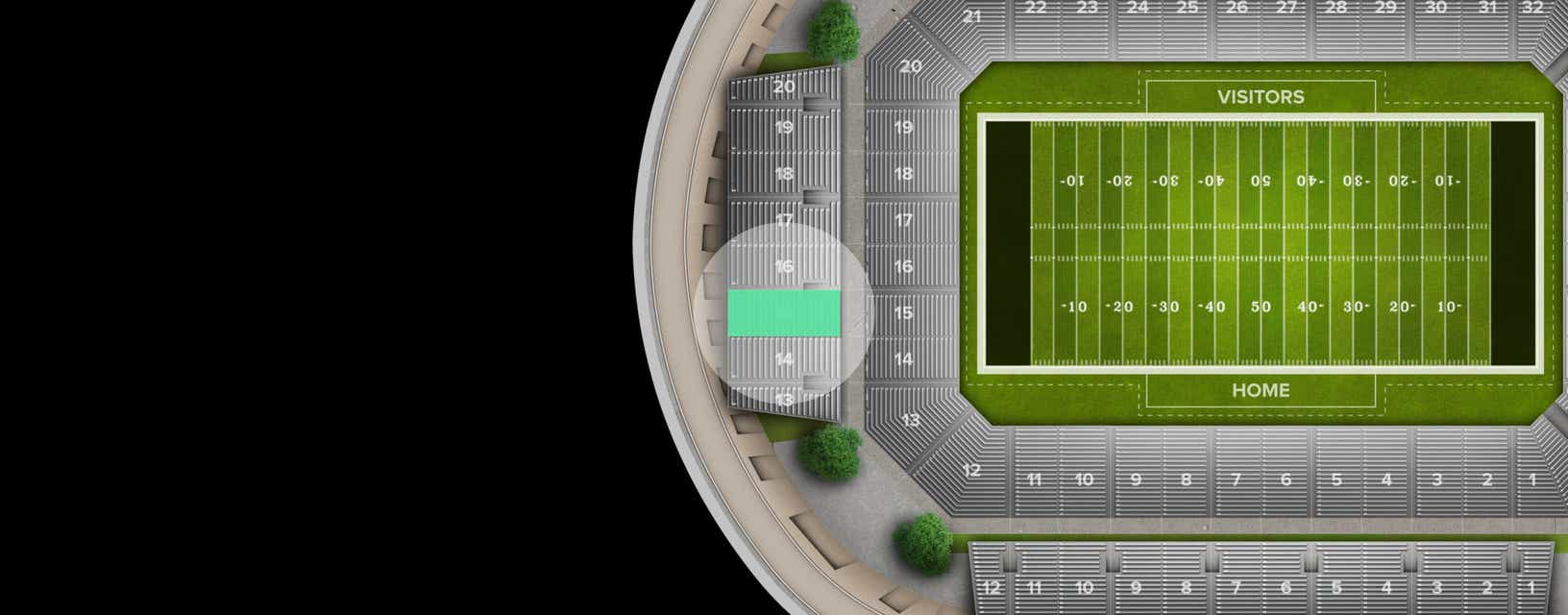 Seat view from Section