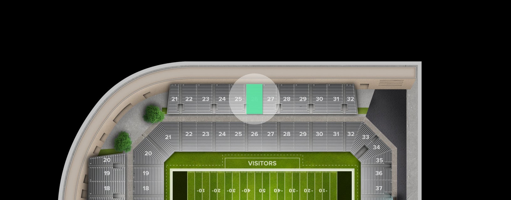 Seat view from Section