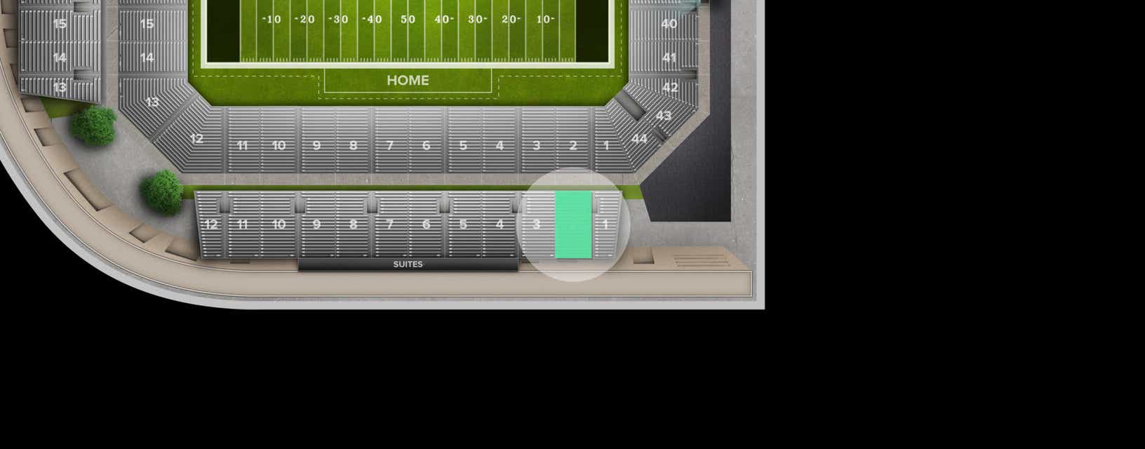 Seat view from Section