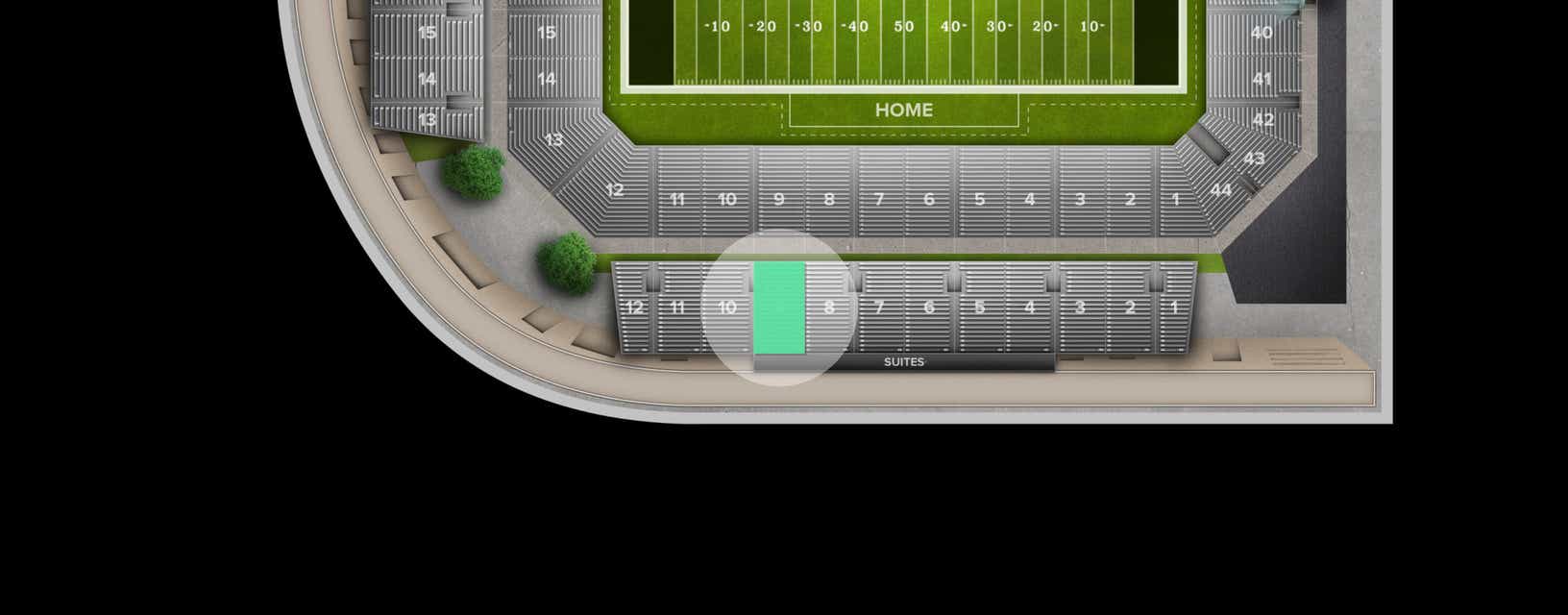 Seat view from Section
