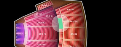 Seat view from Dress Circle