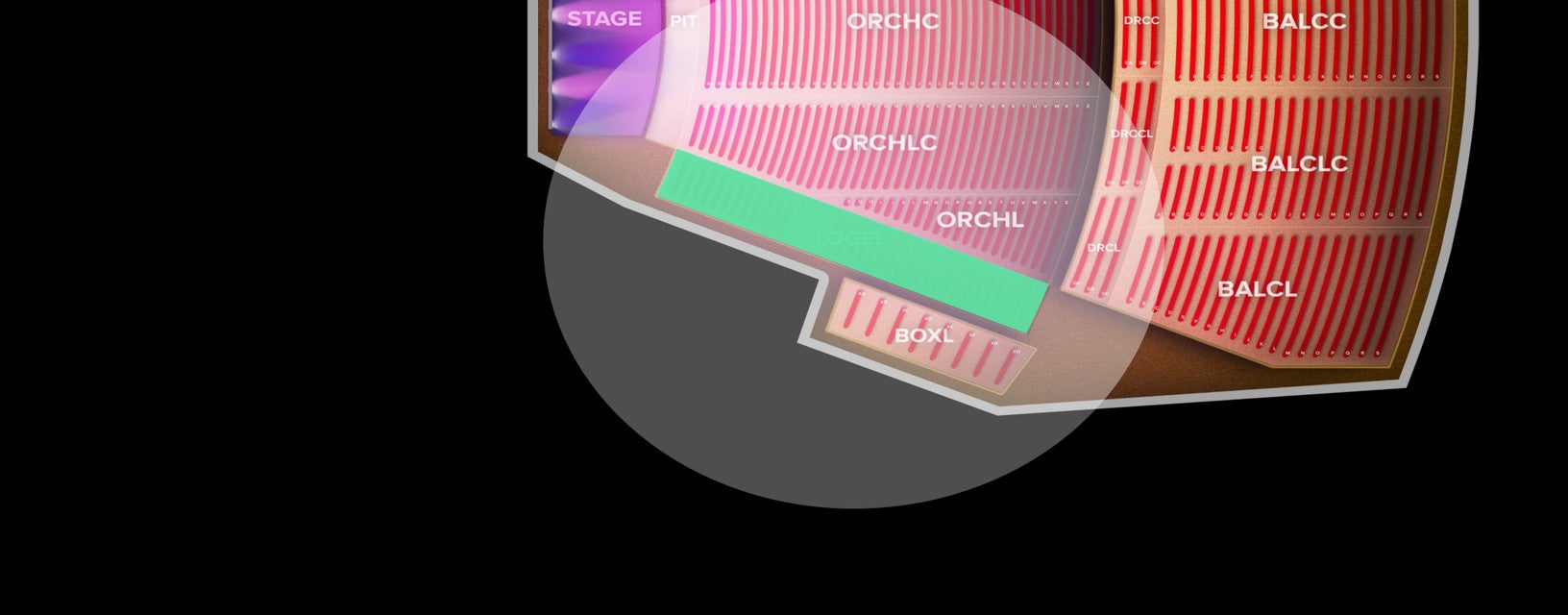 Seat view from 