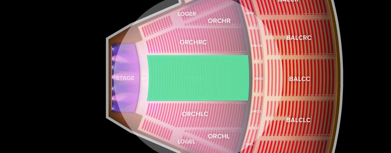 Seat view from Orchestra