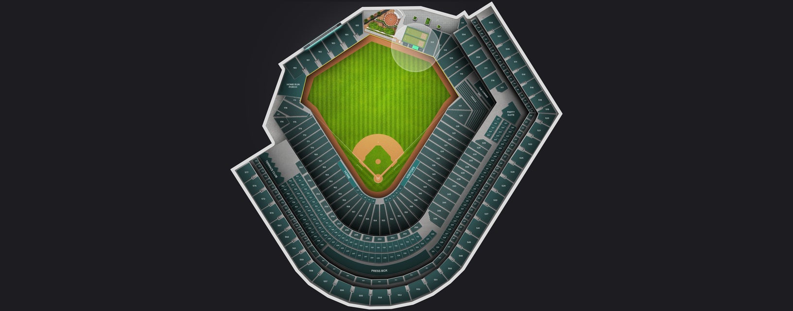 Seat view from Lower