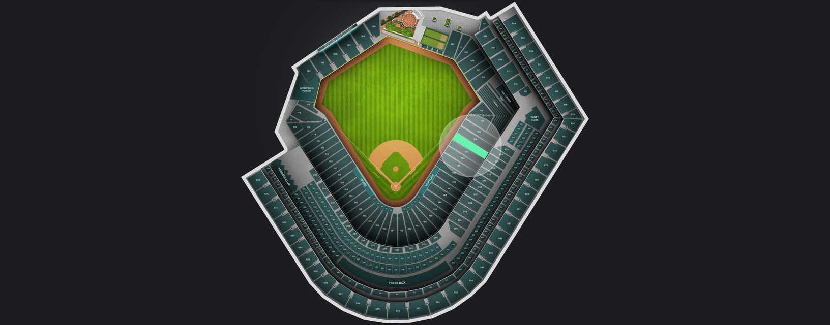 Seat view from Lower Box