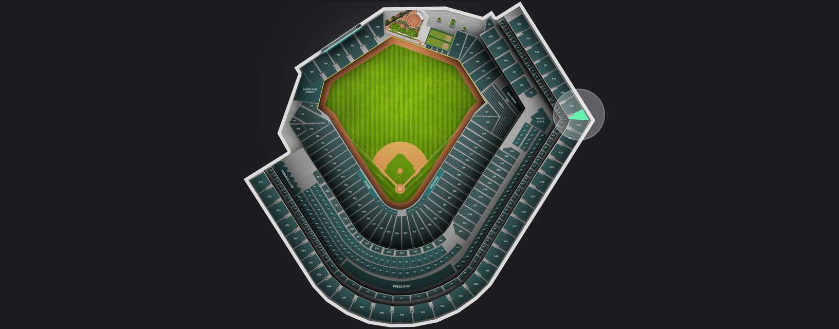 Seat view from Upper
