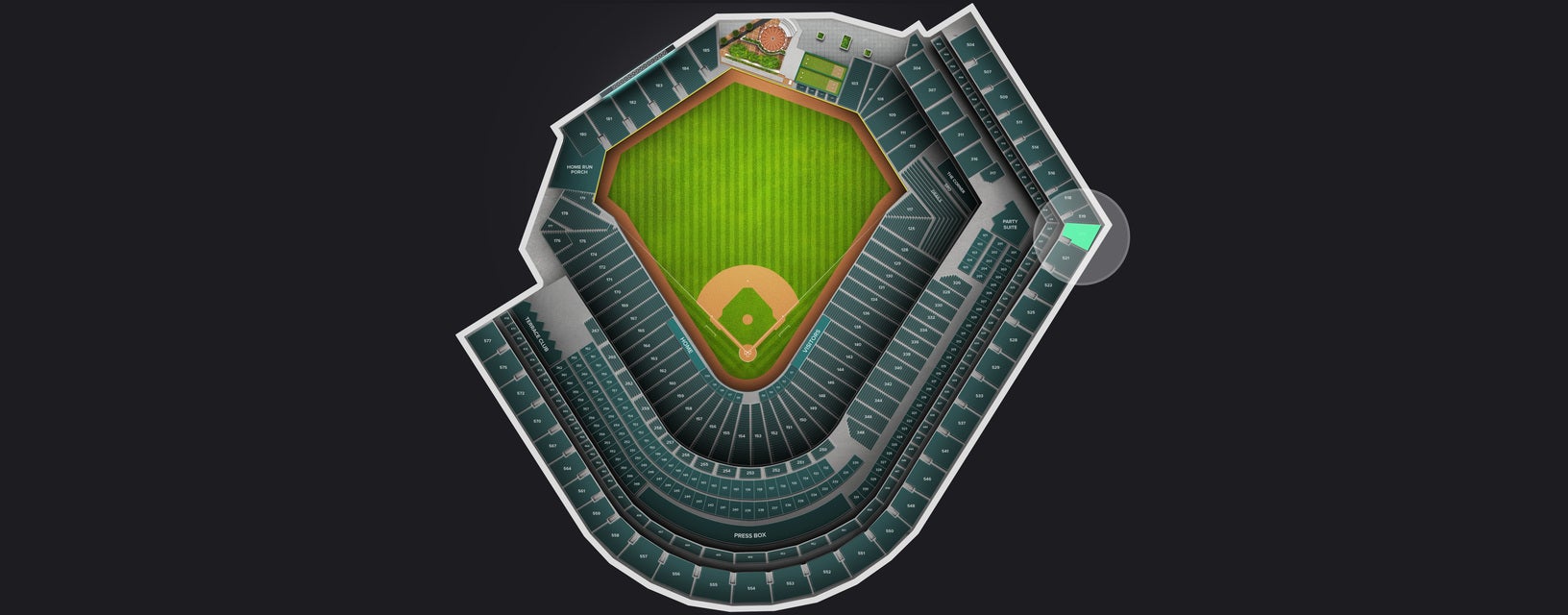 Seat view from Upper