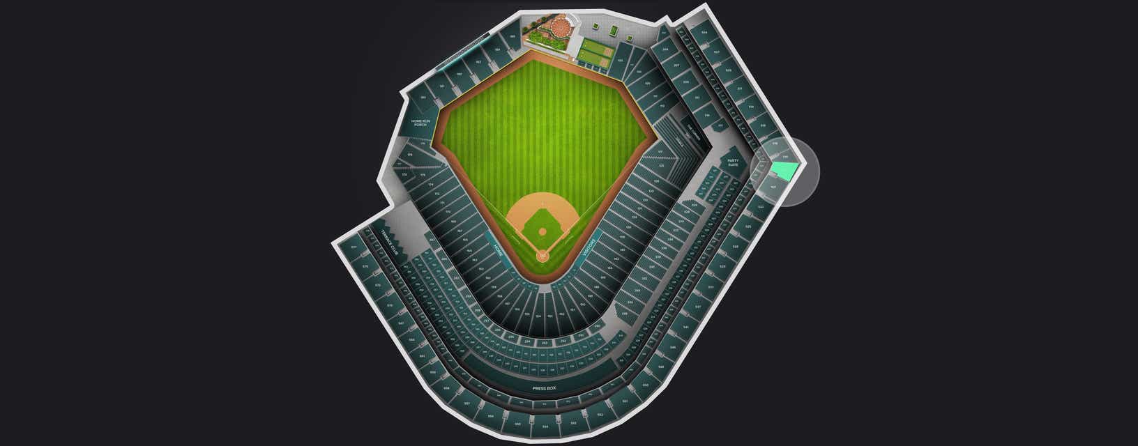 Seat view from Upper