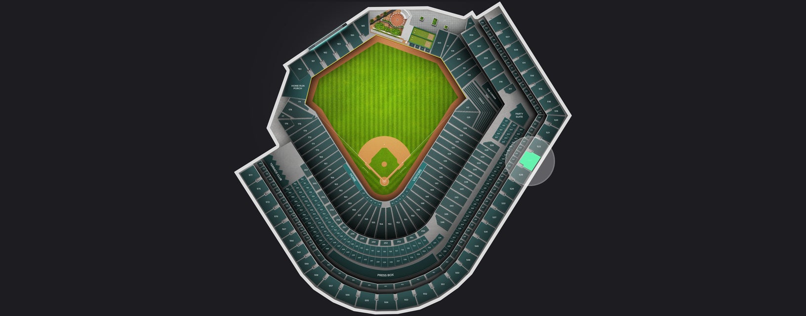Seat view from Upper