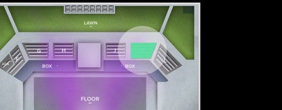 Seat view from Reserved