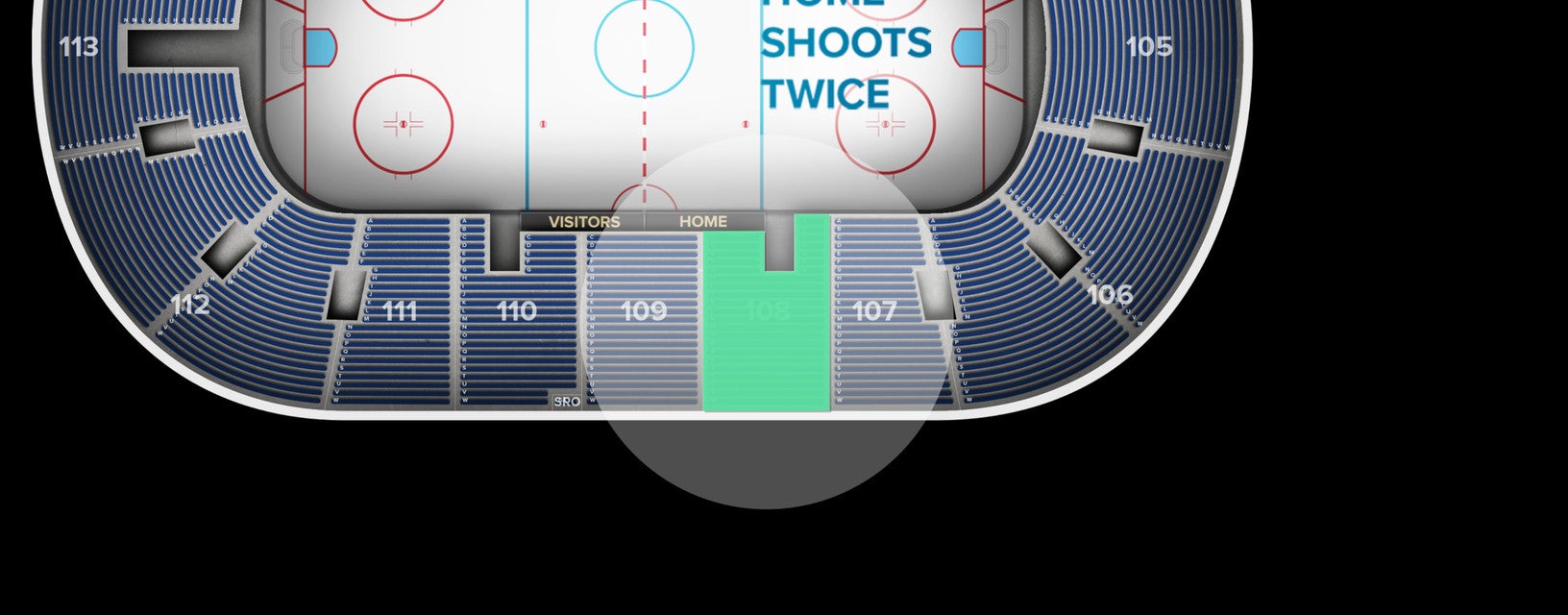 Seat view from Lower