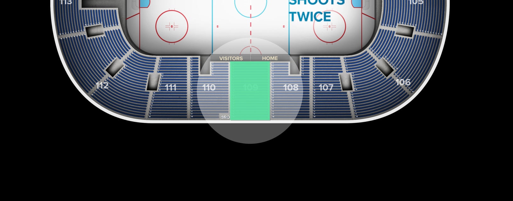 Seat view from Lower
