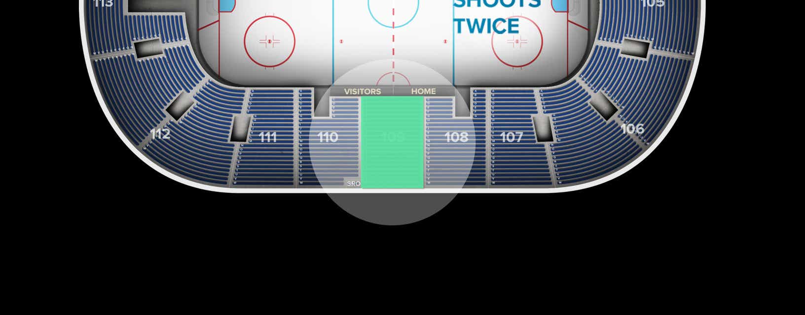 Seat view from Lower