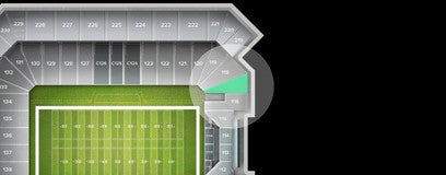 Seat view from End Zone