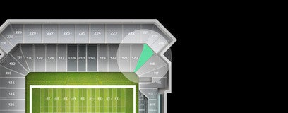 Seat view from East Side Bowl