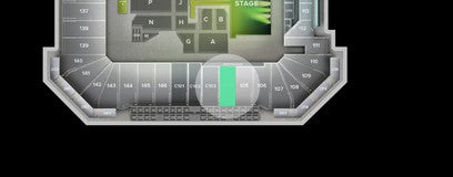 Seat view from West Side Bowl