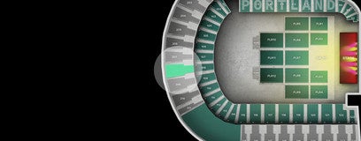 Seat view from Timbers Army Reserved