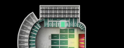 Seat view from KeyBank Club