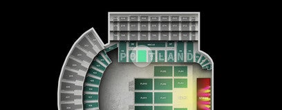 Seat view from KeyBank Club