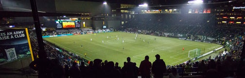 Seat view from Timbers Army Reserved