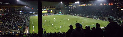 Seat view from Timbers Army Reserved