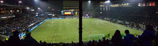 Seat view from Timbers Army Reserved