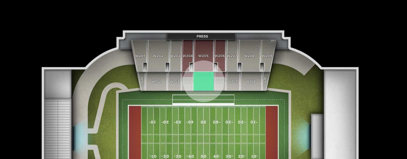 Seat view from Lower