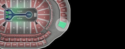 Seat view from Mezzanine