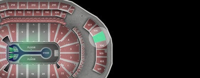 Seat view from Mezzanine