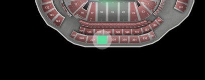 Seat view from Upper